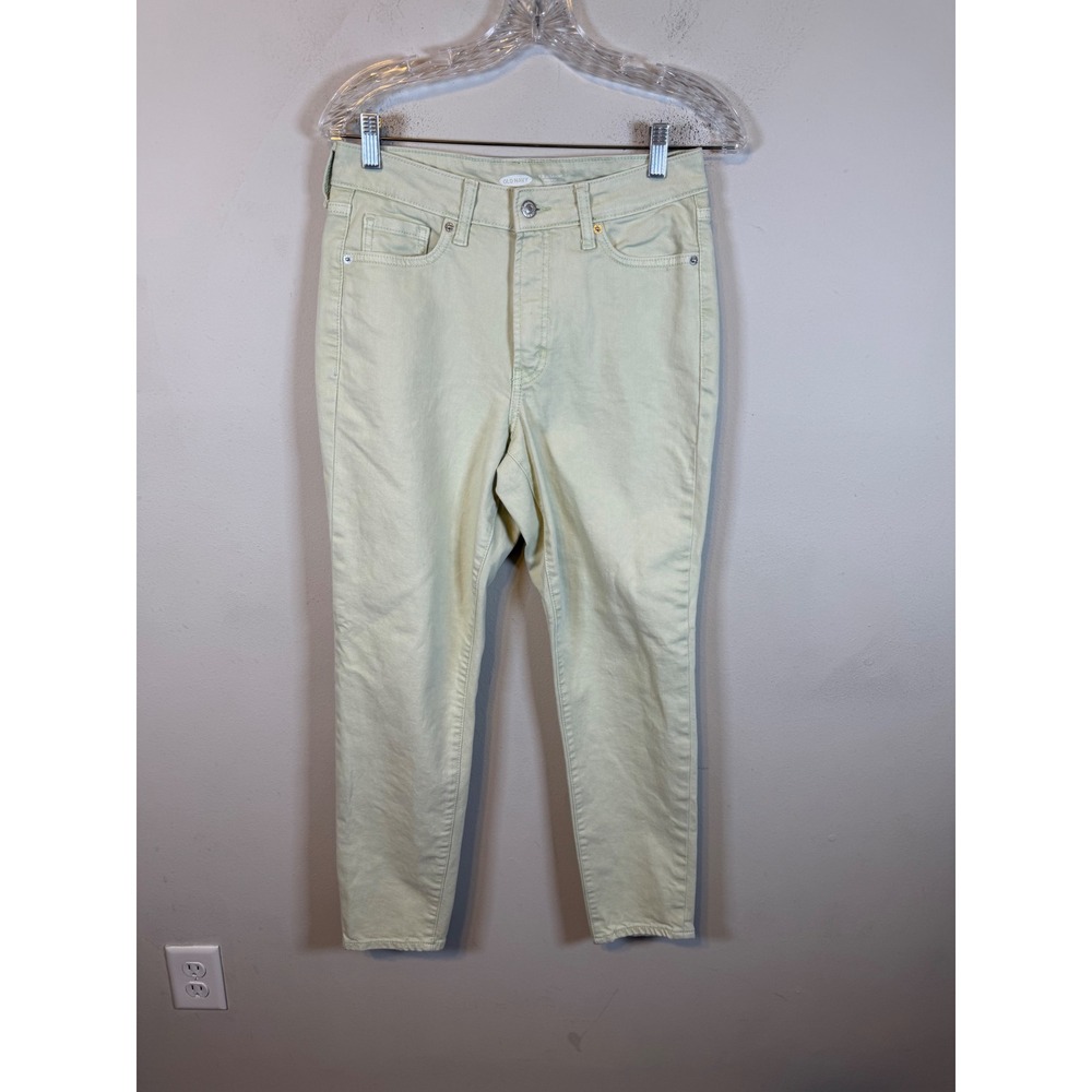 Old Navy Womens OG Straight High Rise Secret Slim Pockets Green Size 4